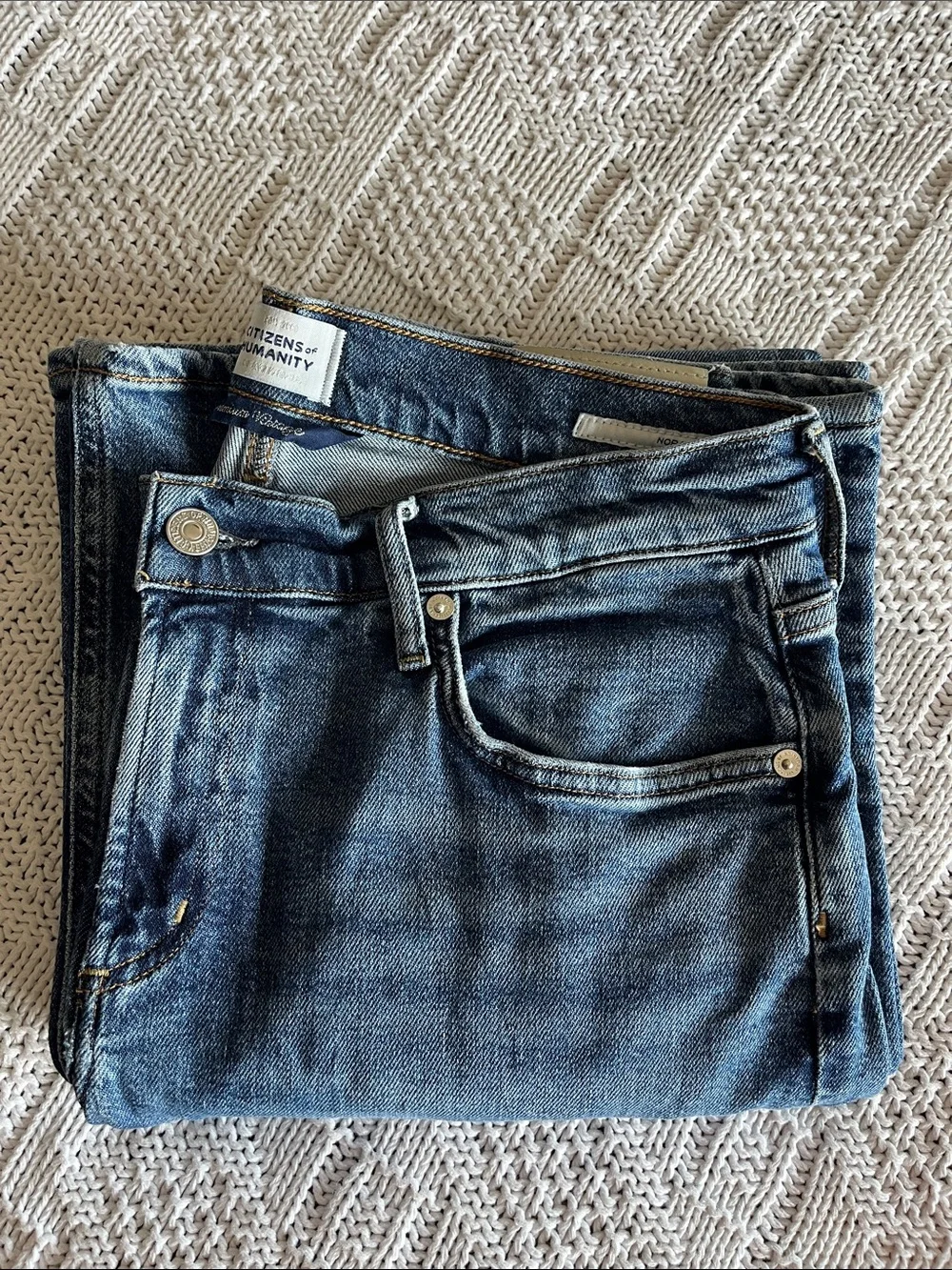 Citizens of Humanity Nora Trouser Leg Jeans in Benson Sz 28 - Picture 16 of 16